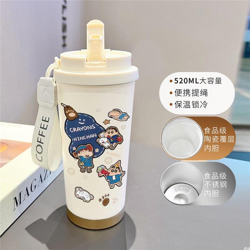 Cartoon Xiaoxin Thermos Cup 111 Stainless Steel Student High Value Office Coffee Cup Large Capacity Water Cup