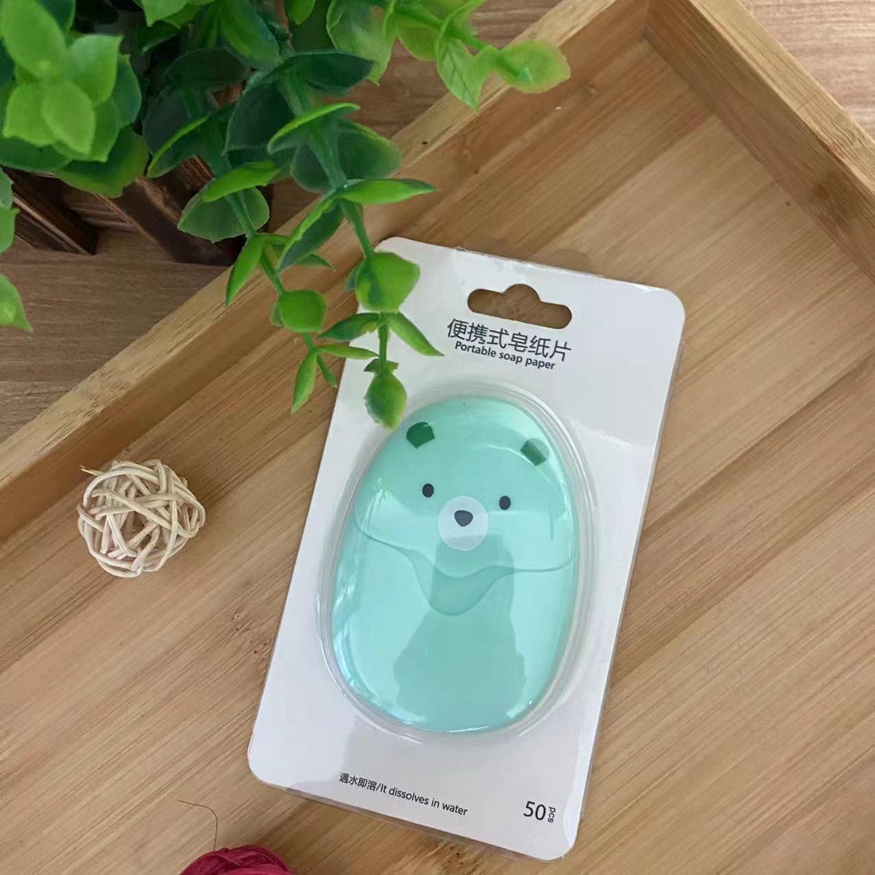 

Portable Disposable Hand Soap Sheets for Travel and Outdoor Use, Sterilizing and Student-Friendly.