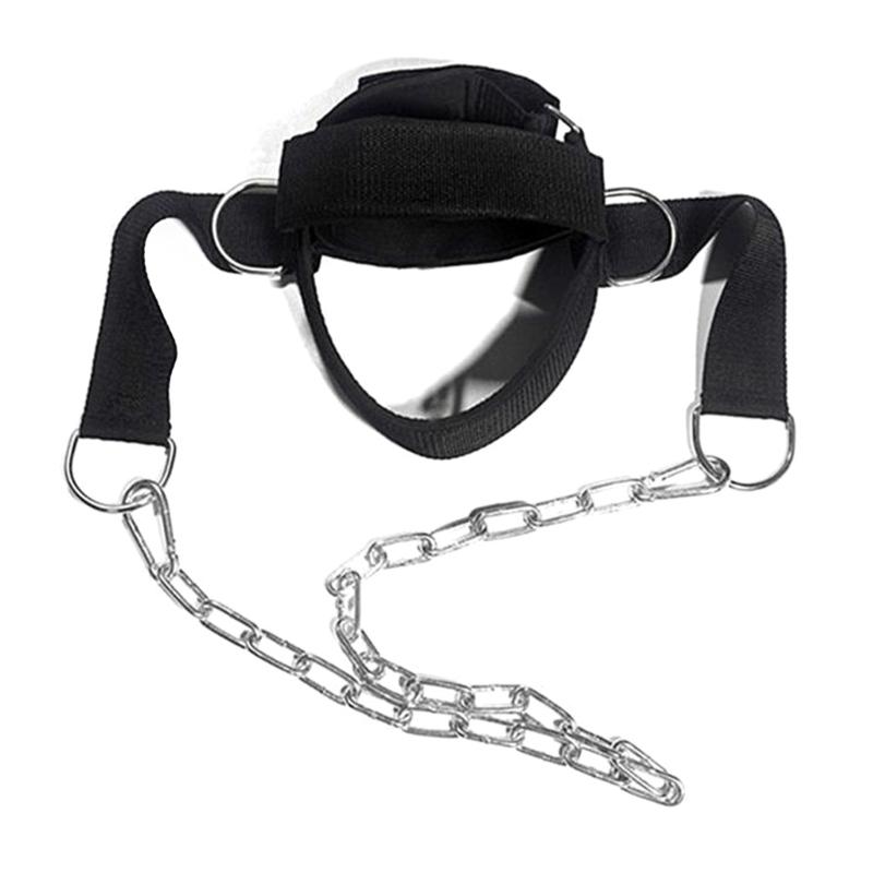 Training Neck Exerciser Padded Neck Builder Adjustable Chain, Neck Trainer Tool 1