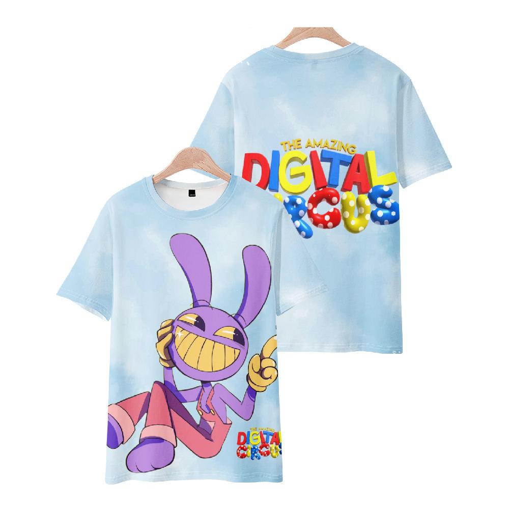 Lustiges The Amazing Digital Circus Anime T-Shirt Cooles Herren-T-Shirt O-Ausschnitt Casual Unisex Streetwear Fashion T-Shirt Camisetas Ropa Hombre