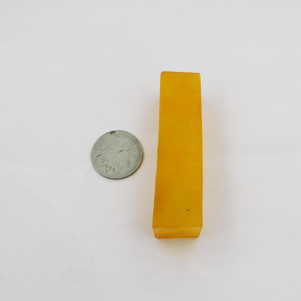 Safira Amarela Bruta Natural 390.45 Ct Não Lapidada Bruta Certificada Gema Solta p-131-sa