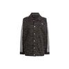 Originals American Vintage Polo Pattern Printed Loose Button Jacket Women Jacket Black GN4466