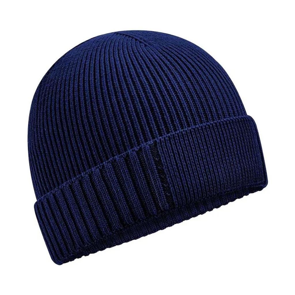 Organic Cotton Engineered Patch Beanie