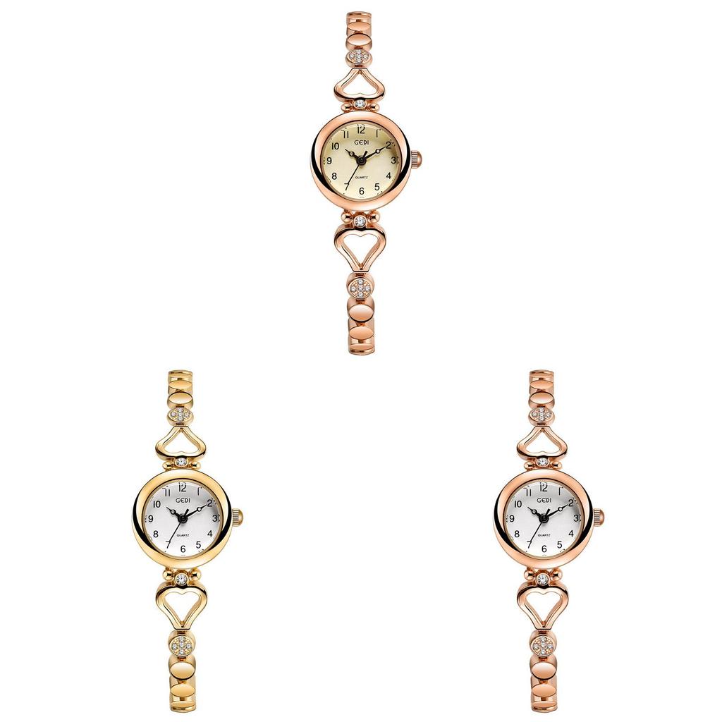 Gedi Elegant Damklocka I Legering Med Kvarts Med Vattentät Funktion För Festkläder