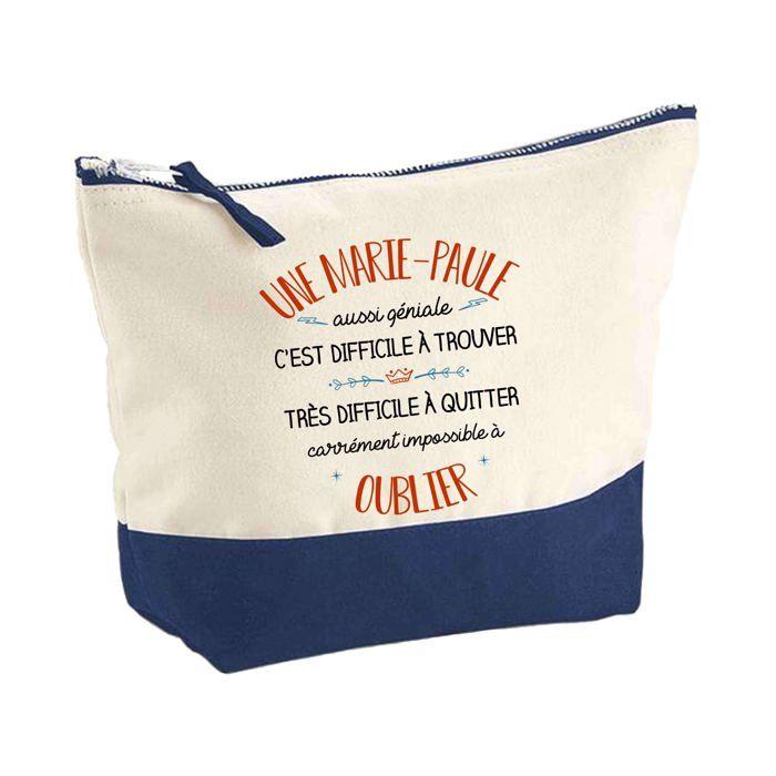 Trousse de maquillage - PLANETEE - Marie-Paule aussi géniale - Grand format - Coton - Impression HD