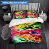 3PCS Miraculous Adventures Bedding Set,Including 1pc Duvet Cover And 2pcs Pillowcases Perfect for Bedroom, Dormitory, Fan Christmas gift