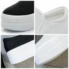 6CM Denim Platform Wedge Autumn Elastic High Brand Chunky Sneakers Fashion Casual Spring Slip on Black White Shoes 2024
