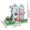 Creative Fairy Tale Flower House Architecture Building Blocks creative DIY tabletop decoration Toys Christmas birthday gifts