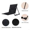 Folding Beach Chair with Back Support Outdoor Camping Chair Portable Floor Chair Lounge Recliner for Camping Hiking