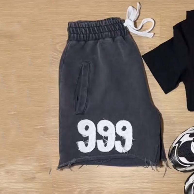 Pánské Dámské Volné Bavlněné Jogger Šortky Hip Hop Styl Ležérní 5/8 Délka Streetwear Kalhoty