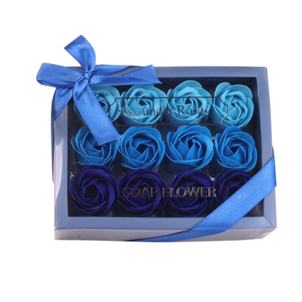 Luxury Flower Bouquet Roses Carnations Gift Box Wedding Home