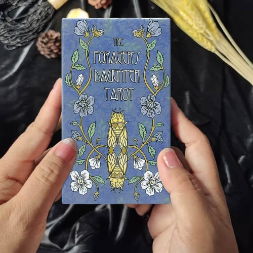 The Forager's Daughter Tarot Deck, 78 Card Mysterious Divination Set, Divination Tool, Smooth Shuffle, 10.3x6cm, Ideal for Spiritual Insights and Part