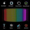 Car LED Matrix Pixel Display Screen APP Control Programmable RGB Scrolling Text Board Flexible Advertising Sign for Store Decor