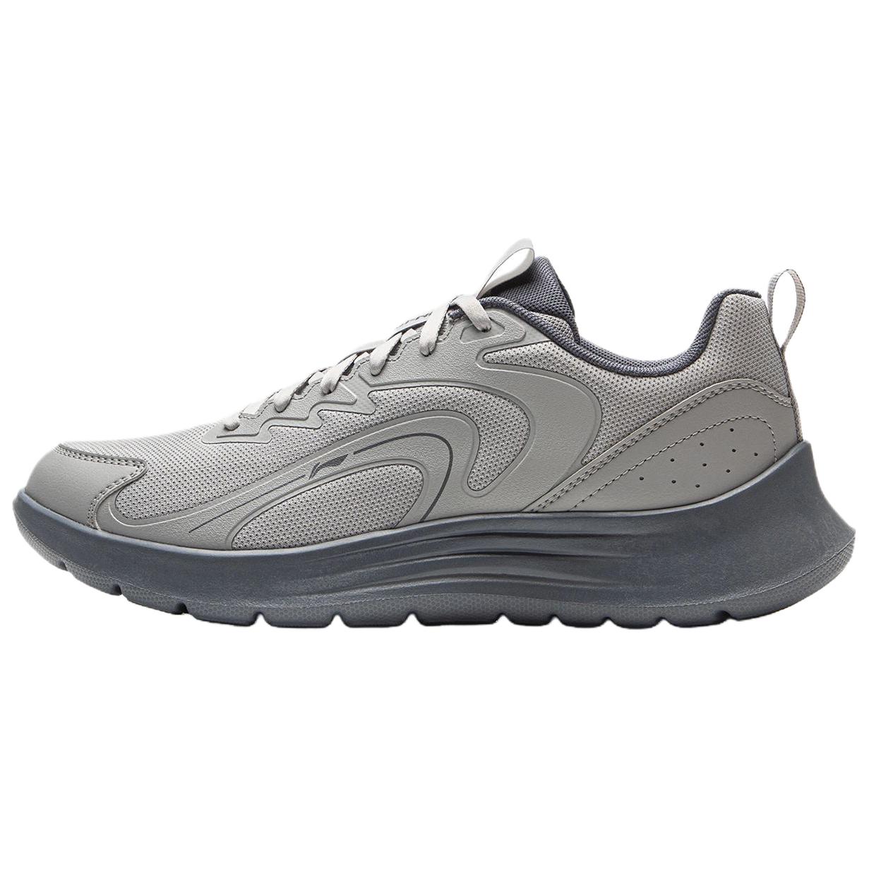 

New LiNing Cushioning Coverage Support Low Top City Commute Running Shoes Men s Ultimate Gray ARSV133-1 43