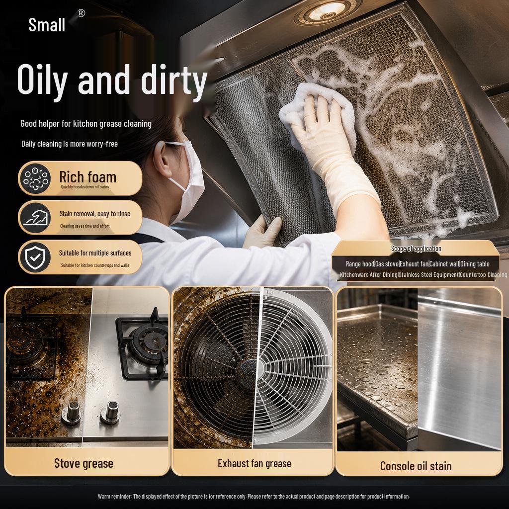 Compact Oil Stain Remover for Small Appliances with Gentle Surface Cleaner