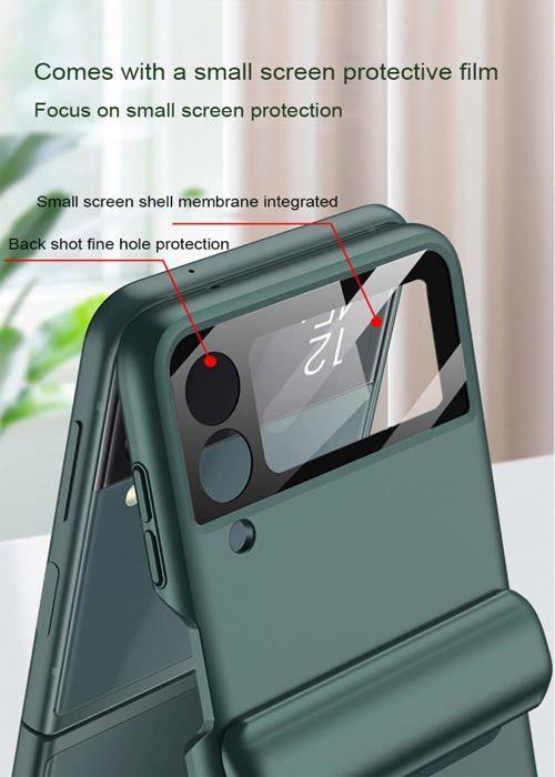 Accessoire - coque - s210408 - coque pliable 360° - protection écran et appareil photo - cuir haute qualité