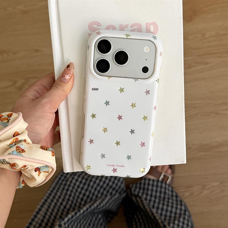 Colorful Star Full Screen Case for iPhone 17/16 Pro Max/15 Pro