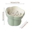 Cat Food Bowl Slow Feeder Kitten Licking Interactive Bowl Anti-Slip Puppy Slow Feeder For Indoor Home Kitchen Living Room