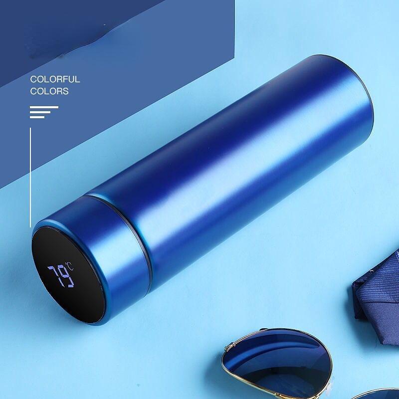 Large Capacity Thermos Cup 500ml Vacuum Flasks Portable Stainless Steel Thermos Cup Water Bottle Travel Tea Mug Office Thermos Cup