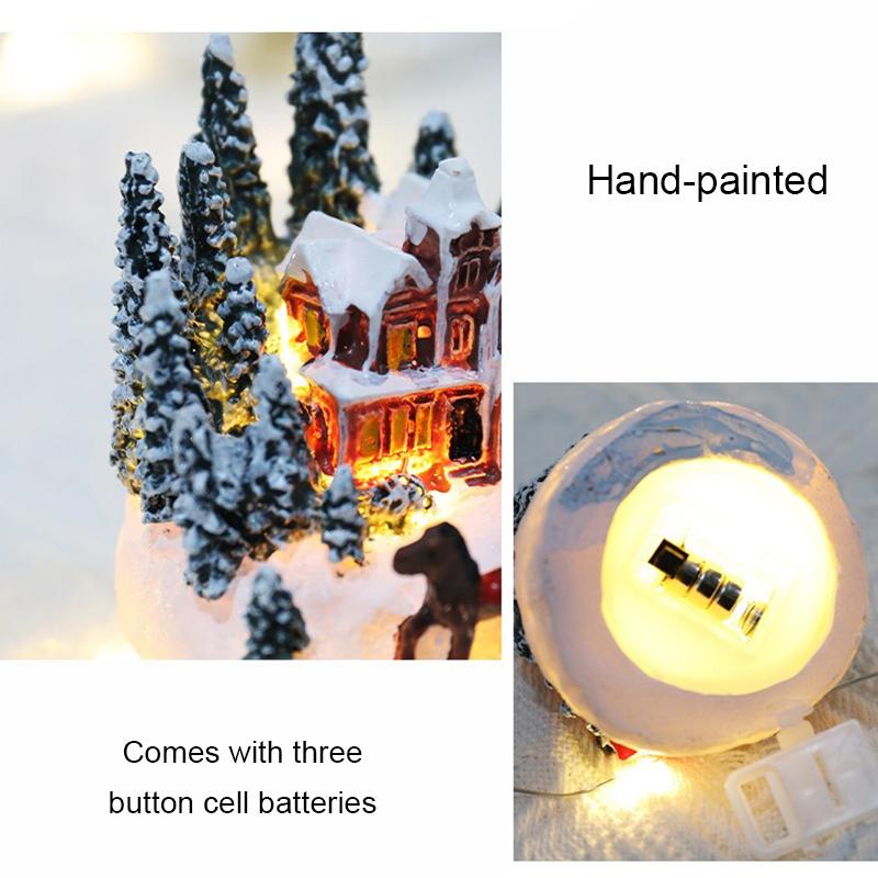 Decoraciones de Navidad Luces Nocturnas LED Paisaje Micro Luminoso Casa Regalo Creativo para Niños Adornos de Navidad Año Nuevo