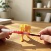 Stylish Desktop Pen Display 3D Printed Knight Holder, Medieval Armor Pencil Stand Figurine Organizer, Creative Ornament for Office Study Gaming Table