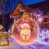LED Inflatable Christmas Decoration Ball - Lighted Yard Balloon Atmosphere Light PVC