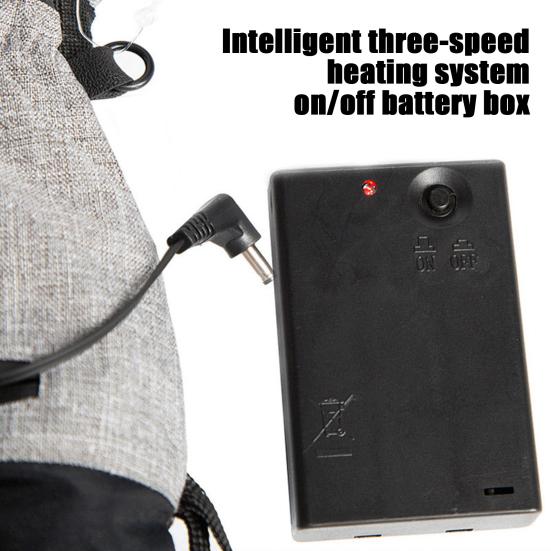 Electric Heated Gloves Battery Operated Winter Ski Gloves Waterproof Touchscreen Warming Gloves for Outdoor Motorcycle Hiking