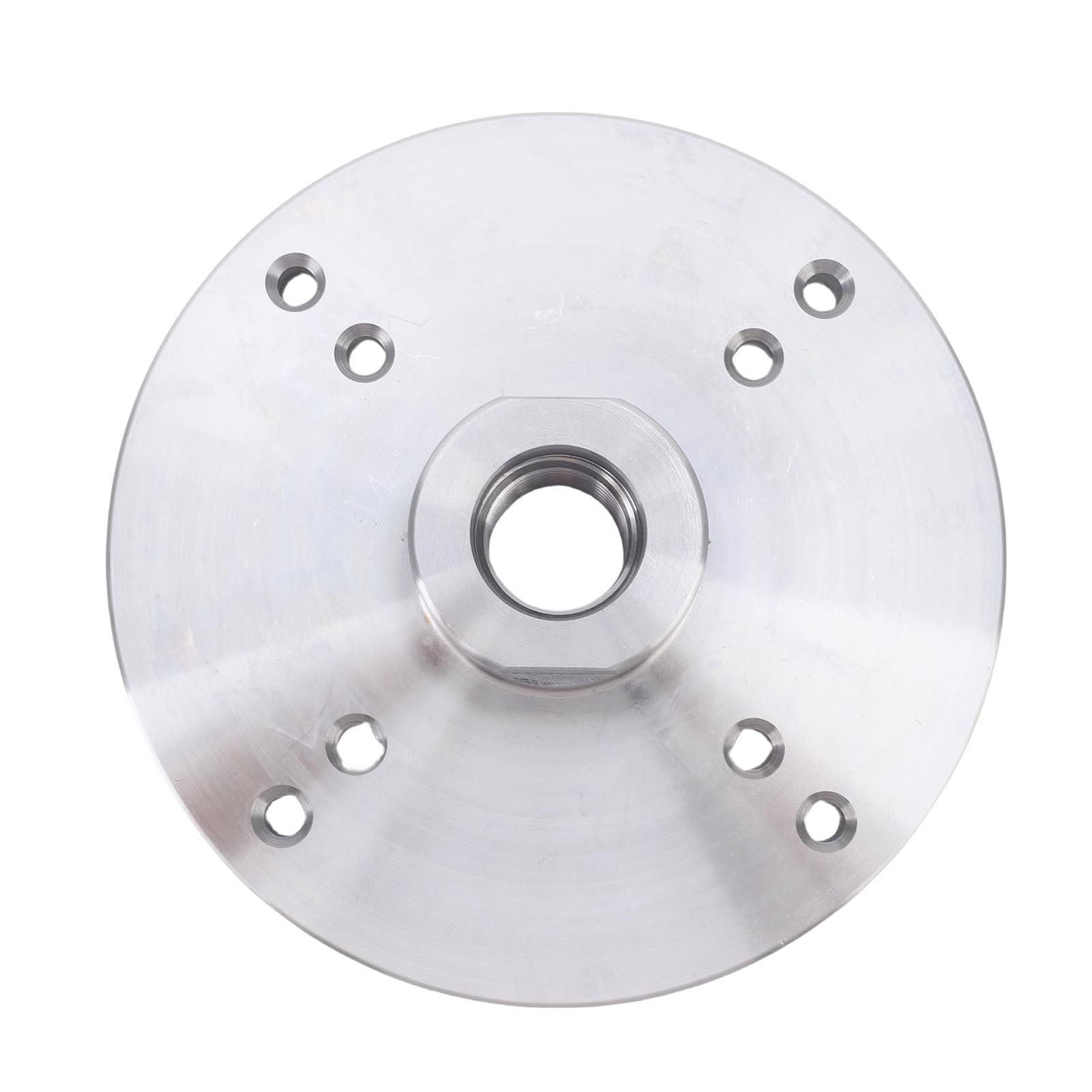 Sonoff 2 Wood Lathe Steel Faceplate 6In 1In 8Tpi Woodworking Machine Chuck Face Plate Main Shaft Seat Adapter
