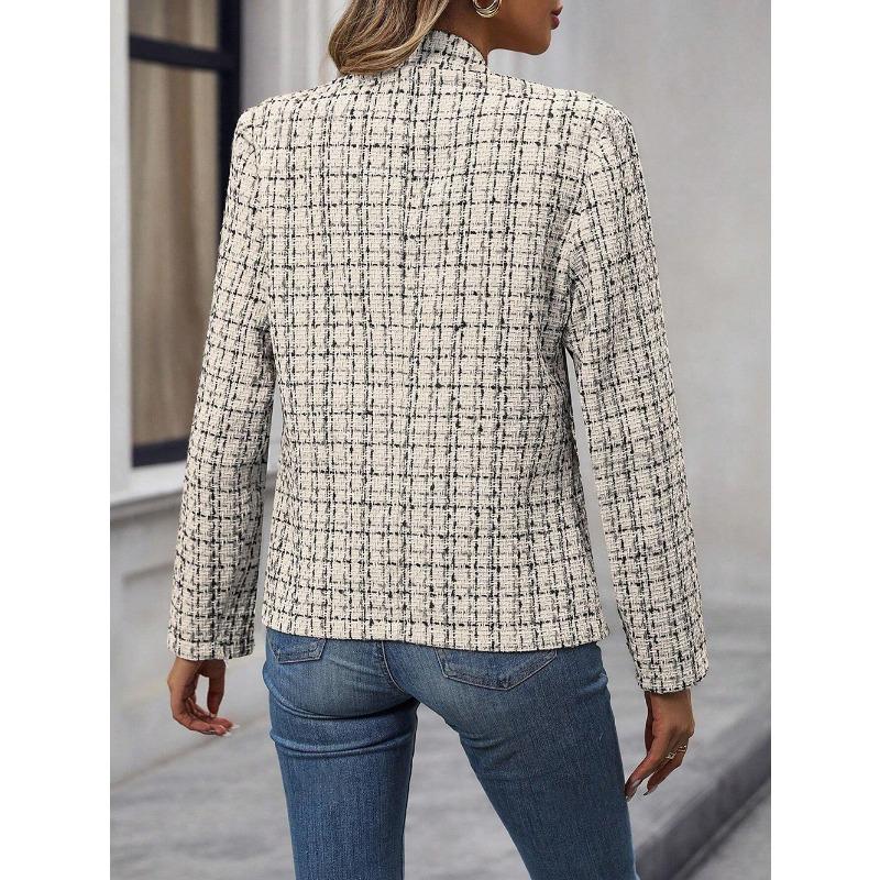 Autumn fashion short ladies cardigan, ladies temperament style office small suit jacket women