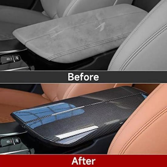 Carbon Fiber Center Console Armrest Cover For BMW G30 G32 G38 520i 530i 5 Series
