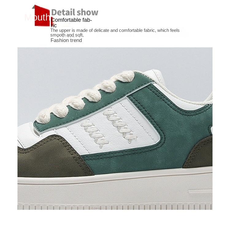 Męskie buty Letnie oddychające brezentowe buty męskie studenci Wszystkie pasują do małych białych butów Gruba podeszwa Sportowe buty na co dzień Męskie