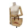 Used 12768 Le Pannier Pliage S 10144HZB035 7922 Canvas Basket Bag 2-Way Shoulder Bag with Hose, Brown, Women's from