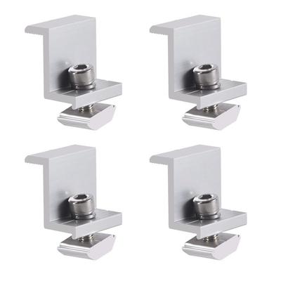 A60Z4 Pieces Solar Module Holder End Clamp Kit Solar Panel Edge Clamp Brackets Adjustable Solar Panel ,30Mmmay