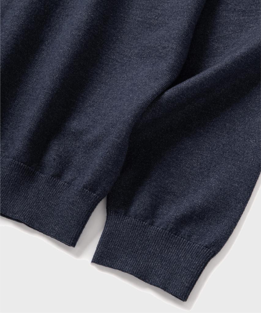 Nonblank Round Cardigan Knit_Indigo Blue