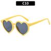 Fashion Heart Shaped Children Sunglasses Classic Cute Summer Sunglasses Girls Boys Sun Glasses UV400 Eyewear Baby Shade Glasses