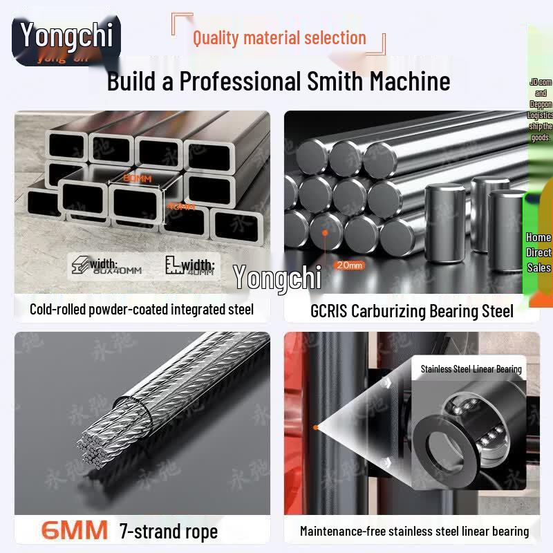Multi-functional Smith Machine Home Gym System