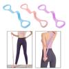 Workout Muscle Pull Rope 8 Shape Fitness Resistance Band Training Elastic Ropes for Yoga, Pilates, Stretching Durable