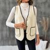New Loose Sleeveless V-neck Waistcoat for Women