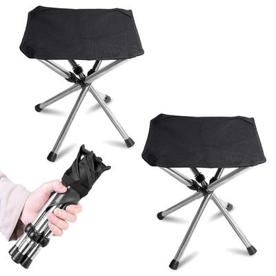 KVASS Outdoor Chair, Folding Chair, Compact Chair, Camping, Load Capacity 80-100kg, Ultra Lightweight, Storage Bag Included, Fishing, Barbecue,