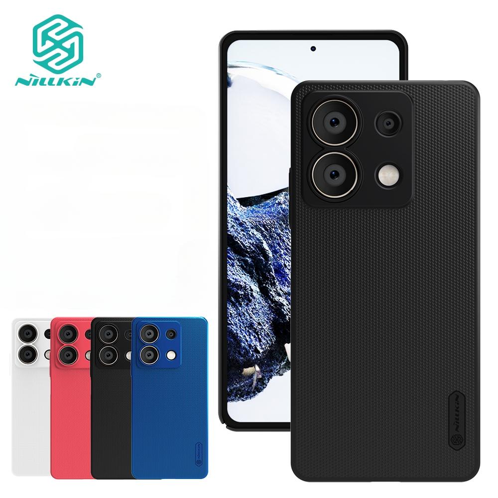 

Чехол Nillkin Super Frosted Shield для Xiaomi Redmi Note 13 5G, ультратонкий матовый жесткий чехол из ПК с защитой от отпечатков пальцев, противоударная задняя крышка For Redmi Note 13 5G чёрный