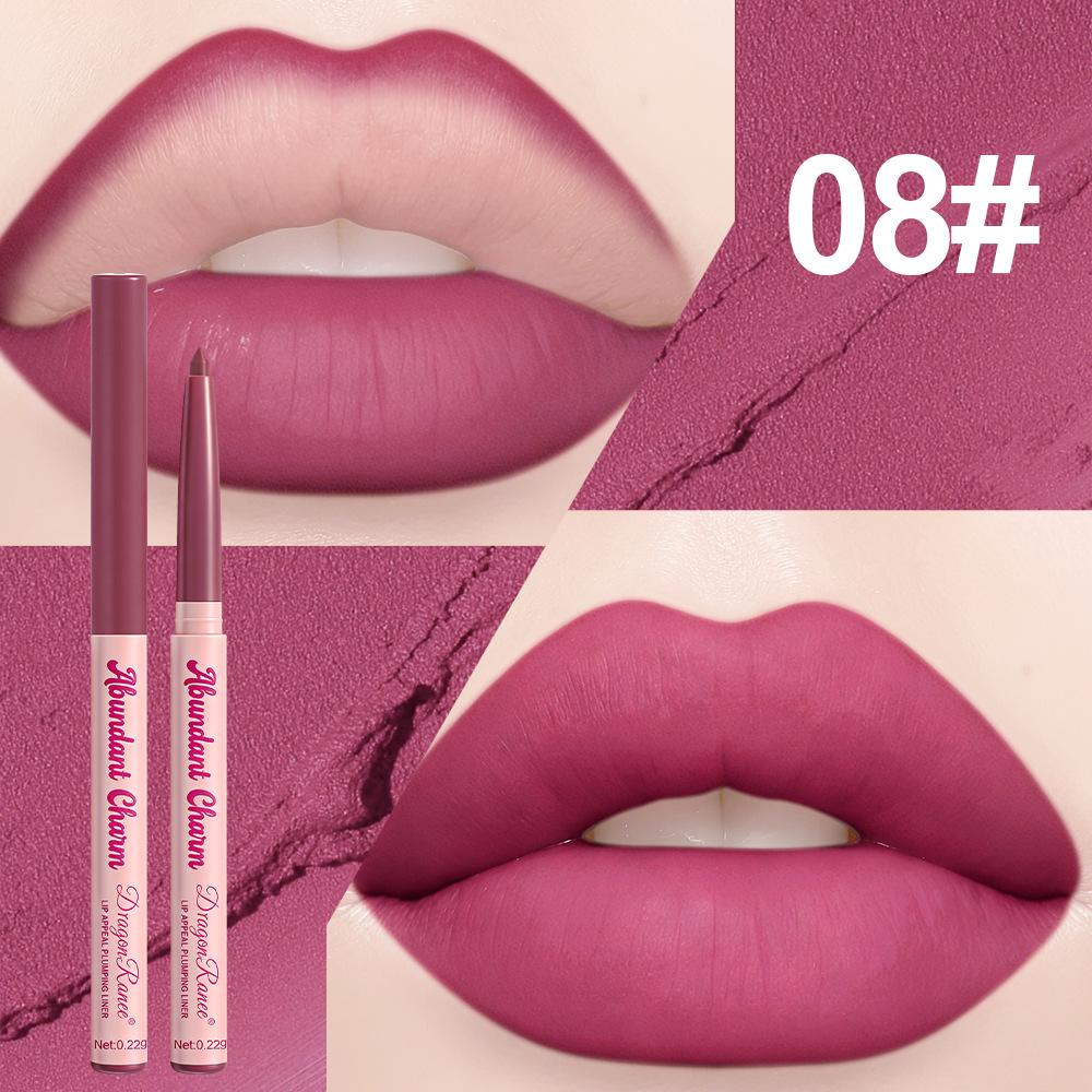 Lip Liner Lipstick Pen Waterproof Long-Lasting Hook Line Lip Pencil Matte Beginner Automatic Bean Paste Lip Contour Cosmetic