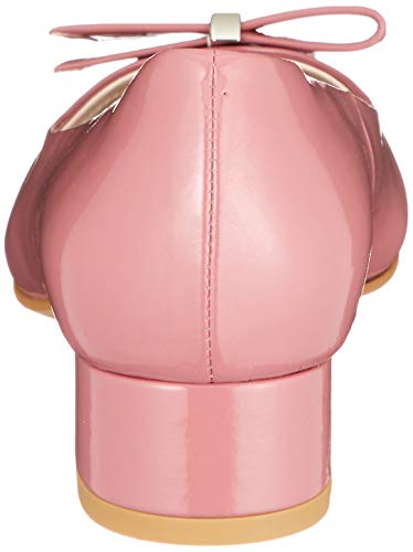 JILL STUART SHOE Women's Rain Shoes, Ribbon Motif All-Weather Pumps, Pink Enamel, Size 23.0 Cm, E