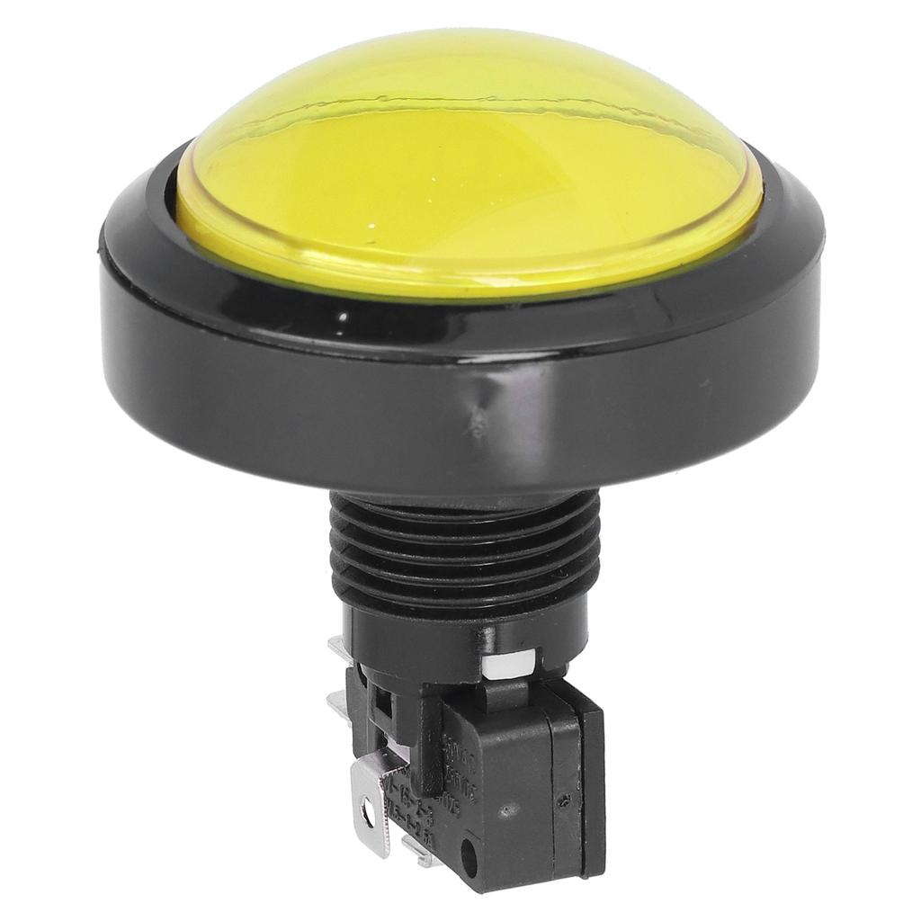 60mm Big Convex Button 2‑Foot Button with LED Light for Crane Machine Game Console