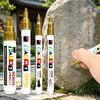 3Pcs Monument Paint Pen Sunproof Waterproof Stone Marker Pen For Writing Coloring On Tombstones Gravestone Restoration
