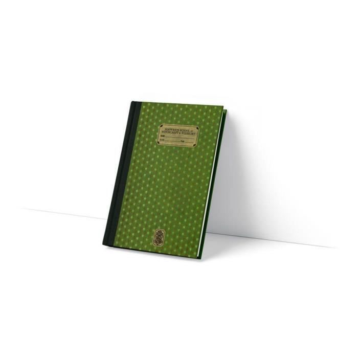 Cahier - HARRY POTTER Serpentard - Premium 12x18x1cm - Couleur verte - Mixte