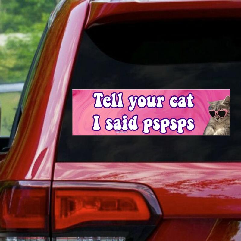 Funny Car Stickers Hilarious Window Wall Sticker Humorous Word Letter Decal 10 PCS Waterproof Funny Quote Message Stickers For