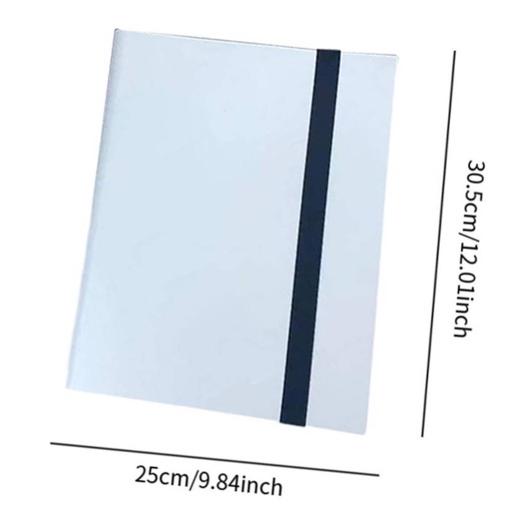 4 Pockets Trading Card Carrying Binder Card Collection Binder for Sports Cards Card Books Card Storage Case