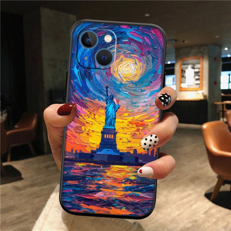 

Чехол для телефона IK66 Статуя Свободы для Samsung Galaxy S20 S21 S22 Ultra FE + Plus A21S A22 A24 A25 A26 A30 A30S A31 Galaxy S20 Ultra