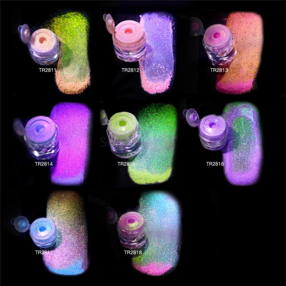 Duochrome Chameleon Eyeshadow Multidimensional Eye Look Long-lasting Holographic Glitter Multichrome 0.2g, 1 Piece