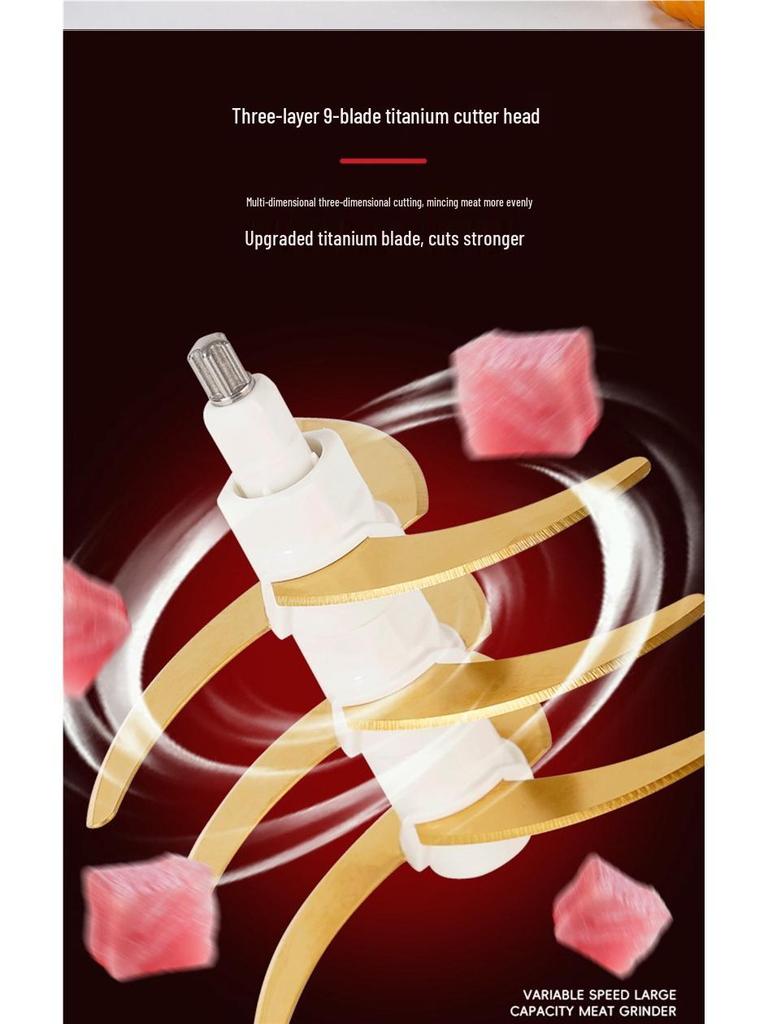 Aolanda Blender elektryczny o dużej mocy i sokowirówka: Jedzenie dla niemowląt, Ubijak do jajek, Maszynka do płynnego jedzenia dla osób starszych